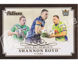 2021 NRL Traders Retirements R4 Shannon Boyd